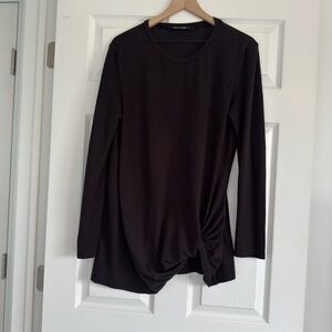 Toons women’s black long sleeve top size medium